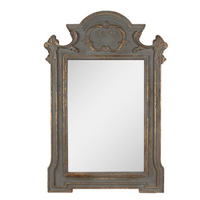 Clayre & Eef Spiegel 75x4x110 cm Grün Holz (Gr. 75x4x110 cm)