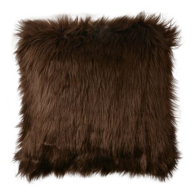 Clayre & Eef Kissenbezug 45x45 cm Braun Synthetisch (Gr. 45x45 cm)