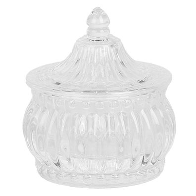 Clayre & Eef Vorratsglas Ø 10x11 cm Transparant Glas (Gr. Ø 10x11 cm)