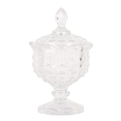 Clayre & Eef Vorratsglas Ø 9x16 cm Transparant Glas (Gr. Ø 9x16 cm)