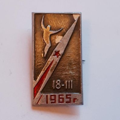 Anstecker 1. Weltraumspaziergang 18.3.1965 UDSSR