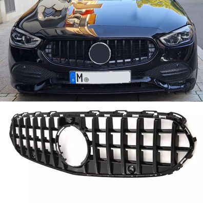 GT Panamericana Kühlergrill 360 Schwarz Hochglanz für Mercedes C-Klasse W206