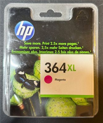 HP 364XL (C2P26AE) Magenta – Original verschweißte Druckerpatrone !
