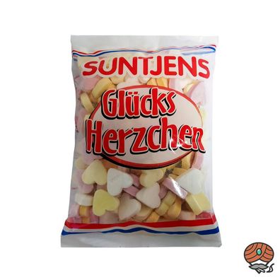 Suntjens Glücksherzchen - Bonbons aus Traubenzucker 310 g Beutel