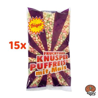 Frigeo Knusper Puffreis 15x 80g Beutel