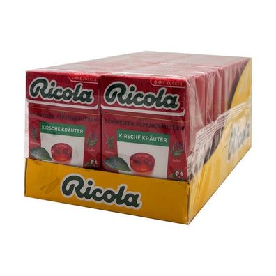 Ricola Kirsche Kräuter Bonbons, 20x 50g