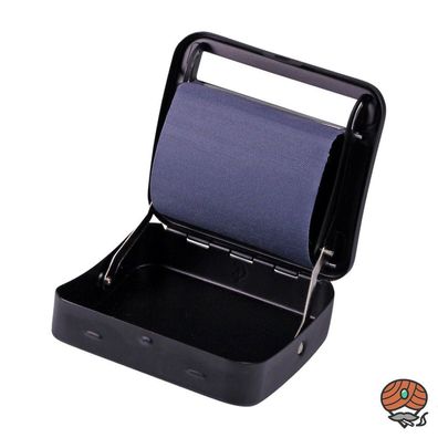 Cool Zigarettenwickler mit Tabakbox, Metall Schwarz