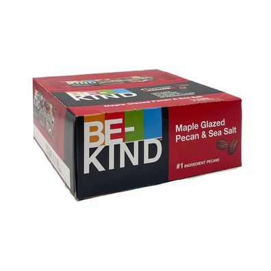 Be-Kind Riegel Maple Glazed Pecan & Sea Salt, Kiste mit 12x 40g