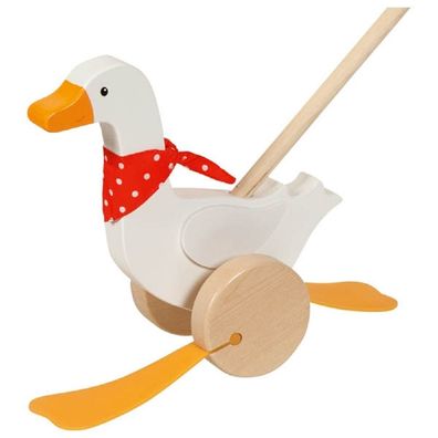 goki Schiebetier Gans Bertha L ca. 58cm aus Holz 54860 NEU