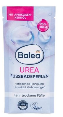 Balea Fußbad Perlen mit Harnstoff, 20 g - Intensive Pflege für gestresste Füße