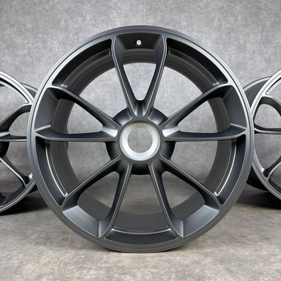 Porsche GT3 Felgen 991 20" Original ZV Zentralverschluss Touring 9 + 12J Platinum