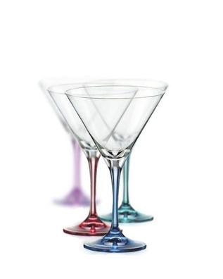 Cocktailglas Spectrum 290 ml 4er Set Kristallglas Bohemia Crystalex