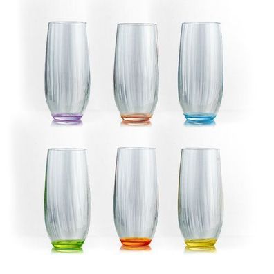Longdrinks Club 350 ml 6er Set Kristallglas Bohemia Crystalex