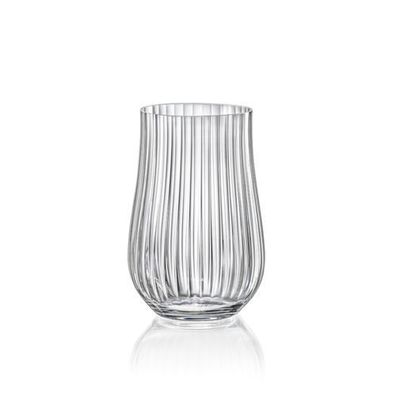 Longdrinks Tulipa Optic 450 ml 6er Set Kristallglas Bohemia Crystalex