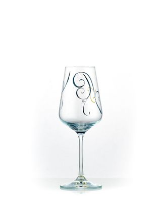 Rotweingläser Sandra Schweden 350 ml 1er Set Kristallglas Bohemia Crystalex