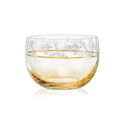 Schale Kristallglas Excelsior 200 mm Kristallschale Bohemia Weihnachten