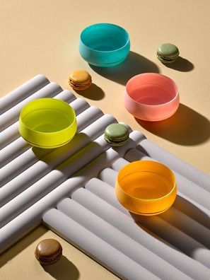 Schalen Candyland 97 mm 4er Set Kristallschalen Bohemia