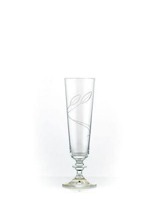 Sektgläser Bella geschliffen 205 ml 6er Set Kristallglas Bohemia Crystalex