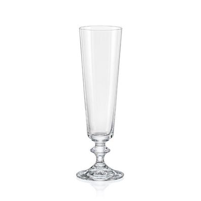 Sektgläser Bella Kristallglas 205 ml 6er Set Kristallglas Bohemia Crystalex