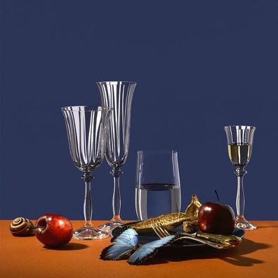 Sektgläser Sektglas Angela Optic 190 ml 6er Set Bohemia Crystalex