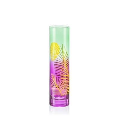 Vase Blumenvase Spring lila - grün S1706 Kristallvase 240 mm Bohemia Crystalex