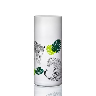 Vase Jungel Dschungel weiß 260 mm Kristallglas Bohemia crystalex