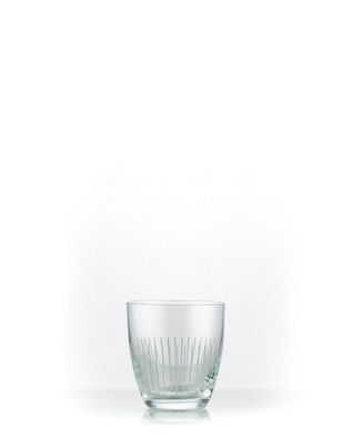 Wassergläser Becher Elisabeth Wedge matt geschliffen 300 ml 6er Set Kristallglas