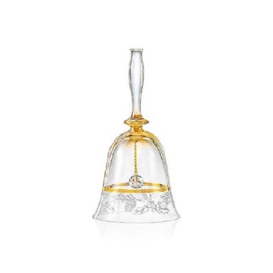 Weihnachtsglocke Osterglcke Kristallglocke Excelsior 180 mm Bohemia