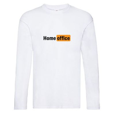 Home Office | Arbeit von zuhause v2 Long Sleeve Weiß