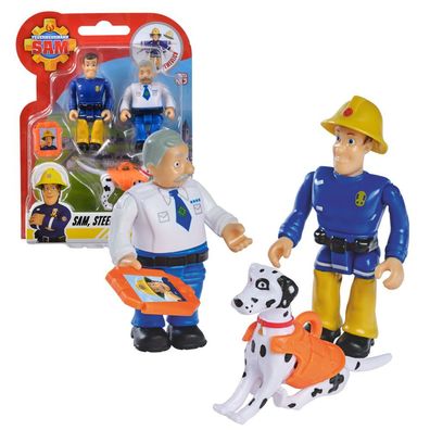 Sam, Steele, Radar | Spiel-Figuren Set | Feuerwehrmann Sam | Simba