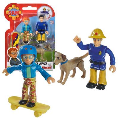 Elvis, Norman, Nipper | Spiel-Figuren Set | Feuerwehrmann Sam | Simba