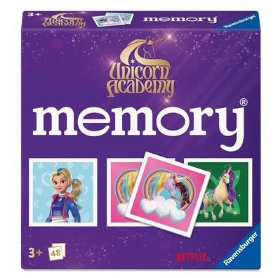 Mini Memory® Unicorn Academy | 48 Bildkarten | Ravensburger Legespiel