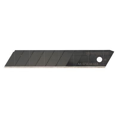 WUERTH 10 Abbrechklingen 18 MM 1 STK Ideal für Papier, Folien, dünnes Material