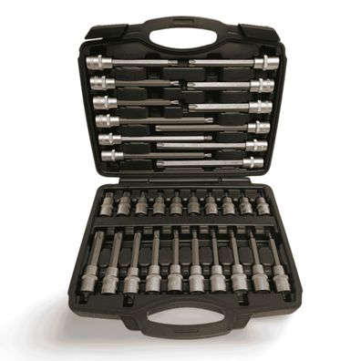 Torx Stecknuss Set 32 teilig 1/2 Zoll für Werkstatt und Industrie