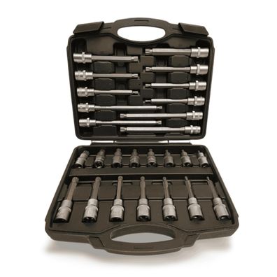 Vielzahn-Stecknuss-Set 26-teilig - 1/2 Zoll