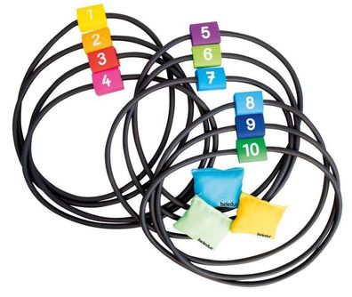 Kindergarten Bunte Ringe Jump Throw Vorschule