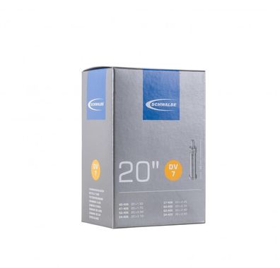 Schwalbe Fahrrad Schlauch Fahrradschlauch DV7 (40/62-406) 20 Zoll