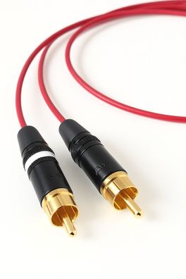 Mogami "Little Wonder" / HighEnd Mini-Cinchkabel / Neglex / OFC / Rean / rot