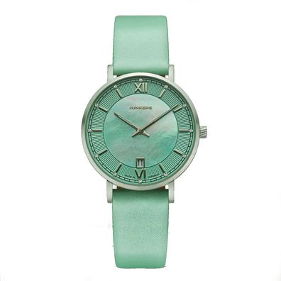 Junkers Annelise 34 Perlmutt Damen Armbanduhr 951.03.16, Saphirglas, Ronda-Werk