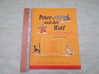 Peter und der Wolf Klavier Serge Prokofieff Wilhelmiana 1951 Haywood Dexter