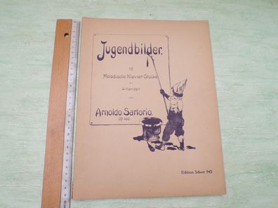 Jugendbilder Melodische Klavier Stücke 4 Händen Arnoldo Sartorio OP400 Edition Schott
