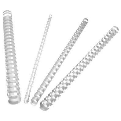 4 Stück Plastikbinder - 28mm Durchmesser - weiß