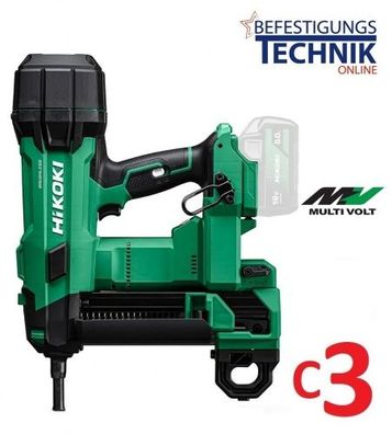 Hikoki Akku Betonnagler NC1840DA Basic C3 15-40mm für Betonnägel Spit Pulsa Tjep Maki