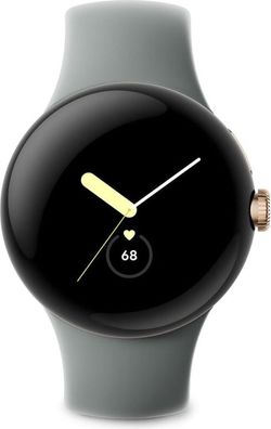 Google Pixel Watch WiFi Champagne Gold Sportband Hazel Neuware DE Händler