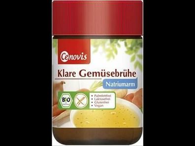 Cenovis 6x Klare Gemüsebrühe natriumarm, bio 96g