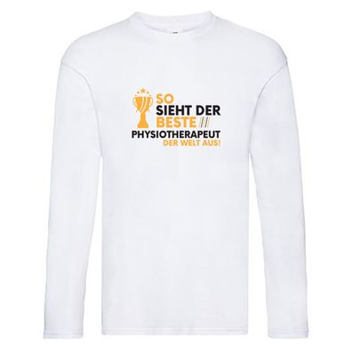 Der Weltbeste Physiotherapeut v2 Long Sleeve Weiß