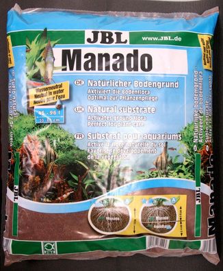 JBL Manado 5 Liter Bodengrund Optimal für Fische, Wirbellose und Pflanzen