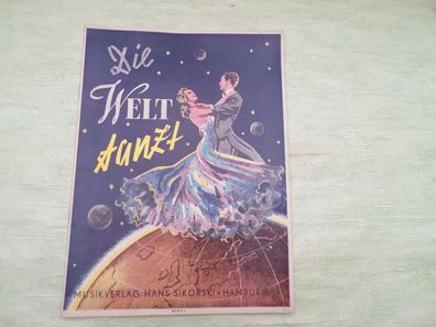 Die Welt tanzt Band 1 Sikorski C) bis 1949 tanzen Polka Zigaretten Whisky Gitarren ua