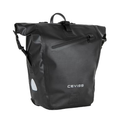 Fahrradtasche schwarz Packtasche 25 L Gepäckträgertasche Wasserdicht Schnellversch