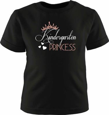 Kinder Geburtstagsshirt kurzarm bedruckt mit Kindergarten Princess
